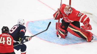 St. Louis Blues Binnington’s Overtime Heroics Help Lift Canada to Four Nations Tournament Victory taken St. Louis, MO  (St Louis Blues). Photo by Brian Fluharty-Imagn Images