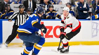 St. Louis Blues Mock Trade to Acquire Brady Tkachuk taken St. Louis, MO (St Louis Blues). Photo by Jeff Curry-Imagn Images