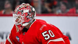 Binnington and Parayko Set For Four Nations Team Canada and United States Rematch taken St. Louis, MO (St Louis Blues). Photo by David Kirouac-Imagn Images