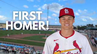 JJ Wetherholt Hype Train Go Brrrr: Cardinals Prospect Homers In Spring Debut (St Louis Cardinals). Photo by Jim Rassol-Imagn Images